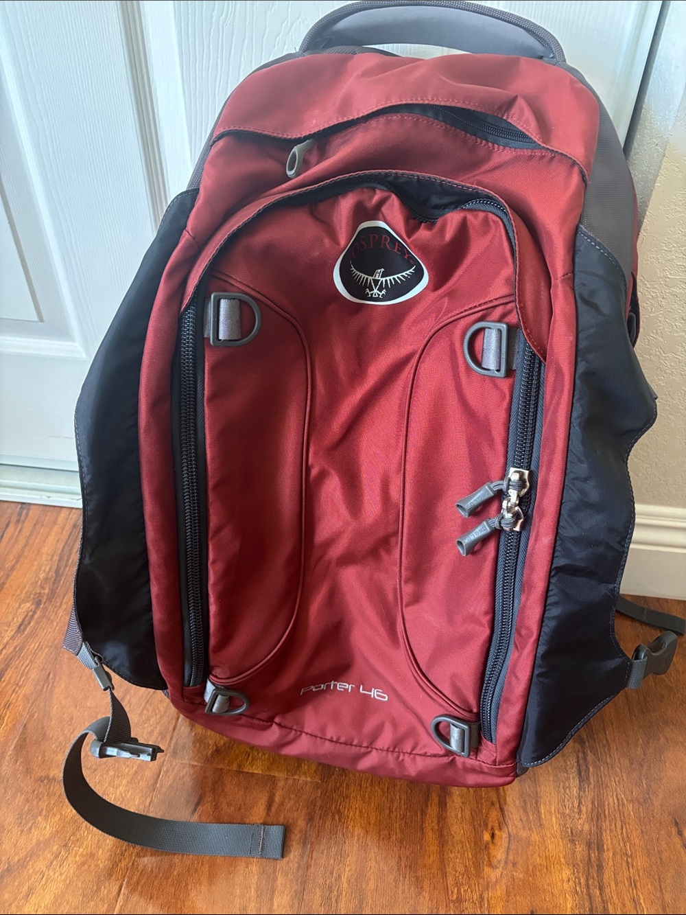 Osprey Porter 46 Bag Red Travel Packback